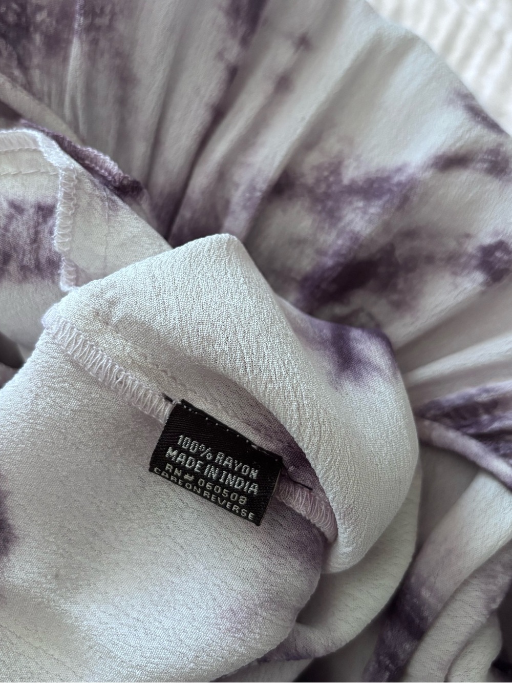 Smith Purple Tie Dye Wide Leg Jumpsuit - Picture 6 of 7